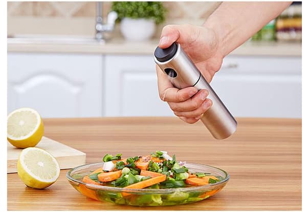 Sprayflaske til olie/eddike rustfrit stål