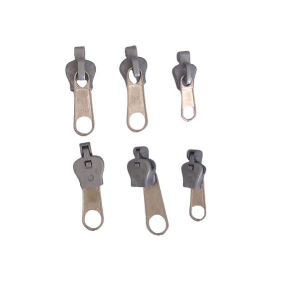 Fix A Zipper (6-pak) - Universal lynlås reparationssæt Silver