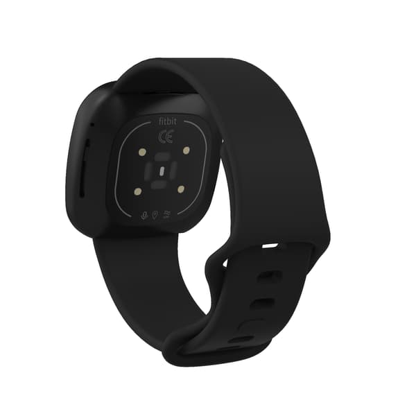 Klokkebånd for Fitbit Versa4/Fitbit Versa3/Fitbit Sense/Fitbit Sense2 Black S