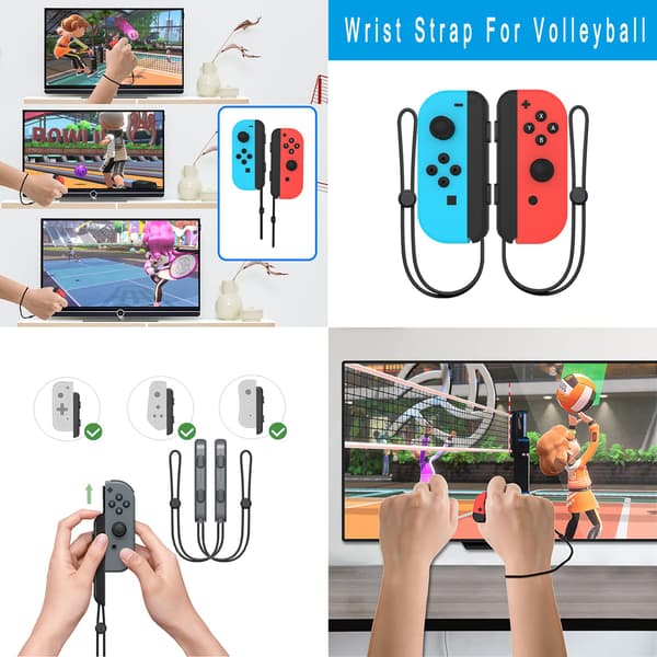 Nintendo Switch tarvikkeet urheilupeleihin 12 osaa MultiColor