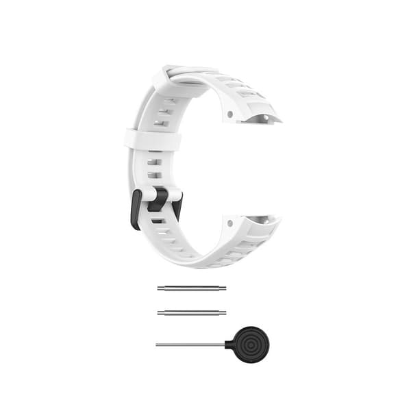 Garmin Instinct 2 silikonikellon ranneke White