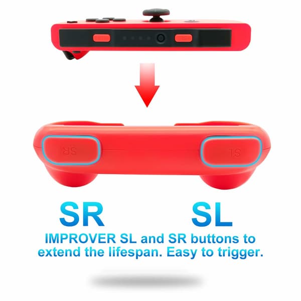 Kontroll Grepp 2-pack Kompatibelt med Nintendo Switch Joy-Con