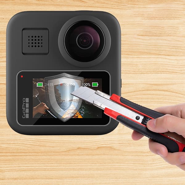 GoPro MAX Skärmskydd i Härdat Glas, 2-pack