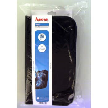 CD WALLET NYLON 80, BLACK