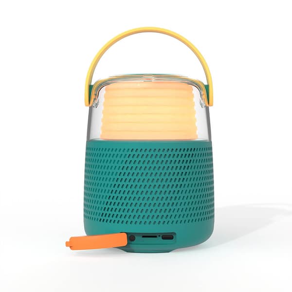 Højttaler Karaoke Kit Mic LED Blå