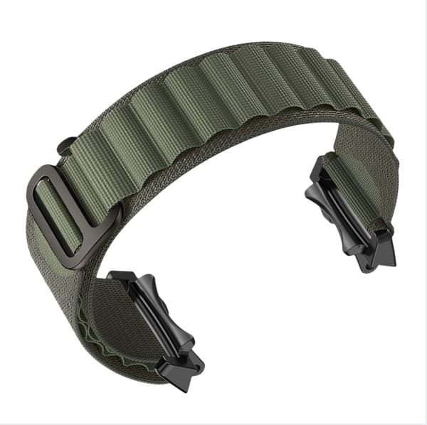 Kompatibel med nylon loop rem til Amazfit T-Rex 2 Green