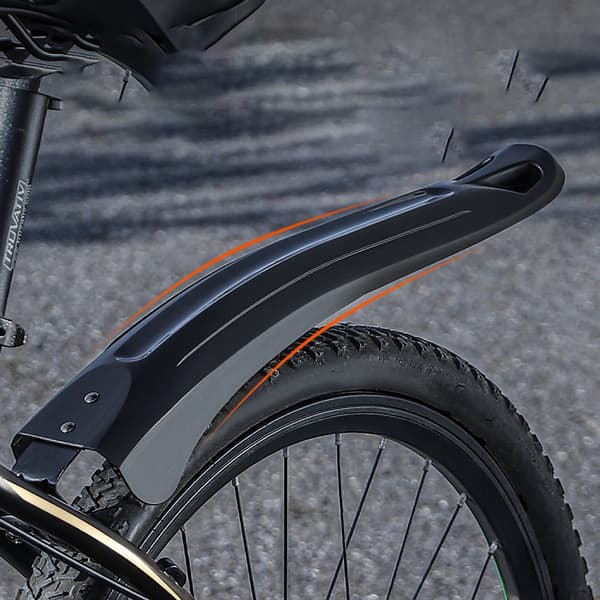 Elegant sort PP cykel skærm til mountainbikes