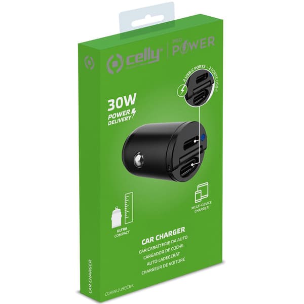 Billader 30W PD Svart