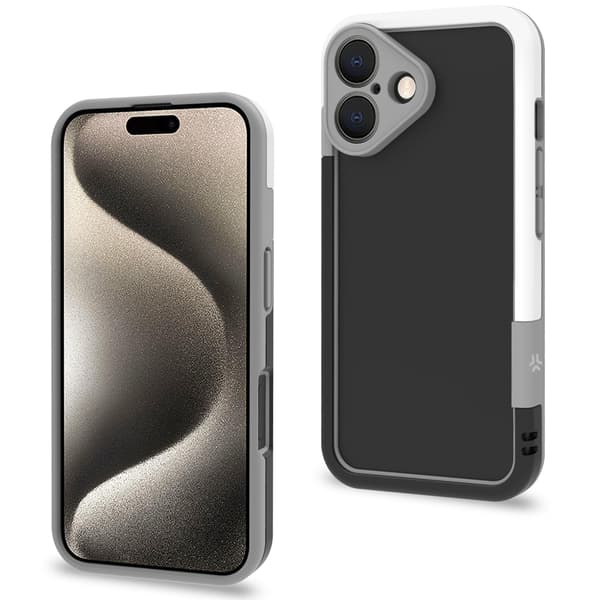 Bumper iPhone 16 Svart/Hvit