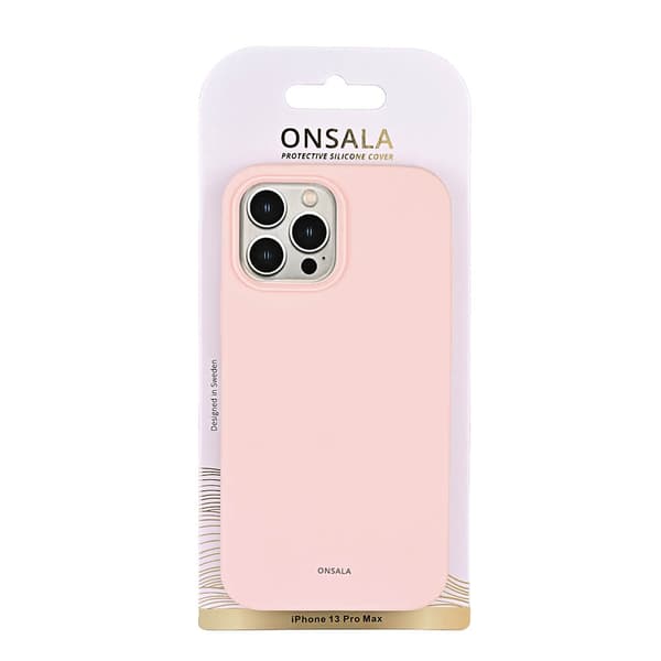 Mobilcover Silikone Chalk Pink - iPhone 13 Pro Max