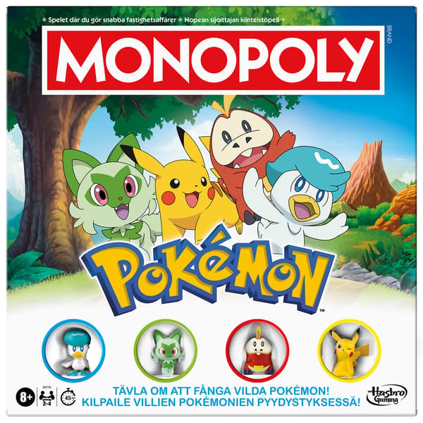 Brädspel Monopoly Pokemon (SE/FI)