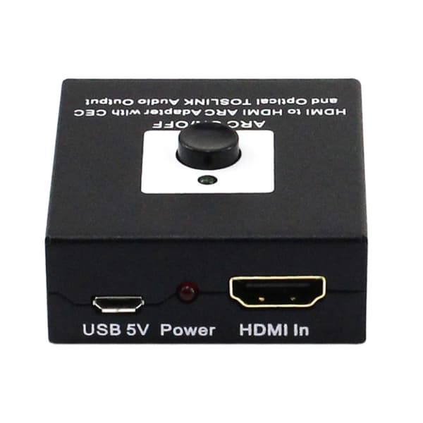 4K HDMI til HDMI ARC Lyduttrekkeradapter med CEC-støtte