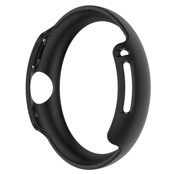 PC halv-pack beskyttende etui til Google Pixel Watch Black