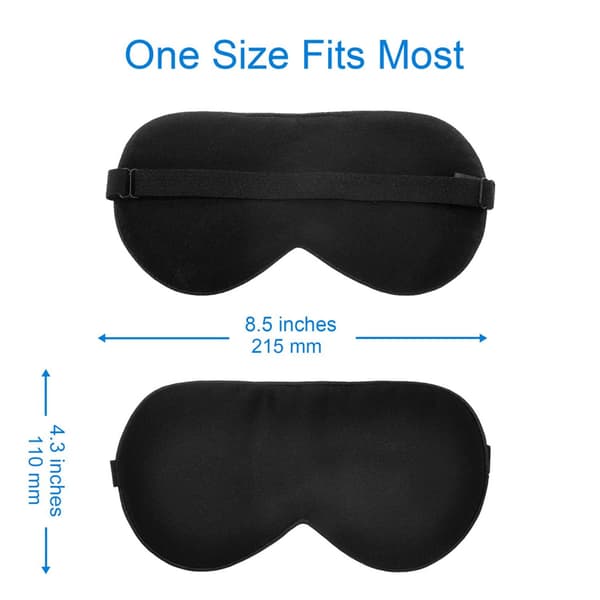 Uninaamio 100% silkki Black