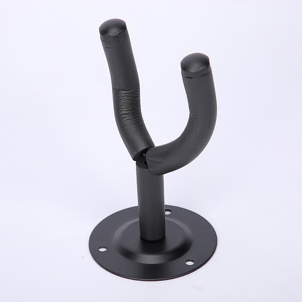 Gitarrhängare, Väggfäste för gitarr, bas, ukulele 2-pack Black