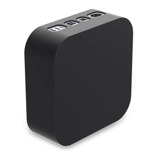 Tyylikäs silikonikotelo Mac Mini M4/Pro -laitteelle Black