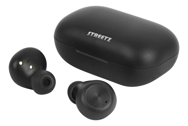 T210 TWS in-ear earbuds with charging case, TWS, black