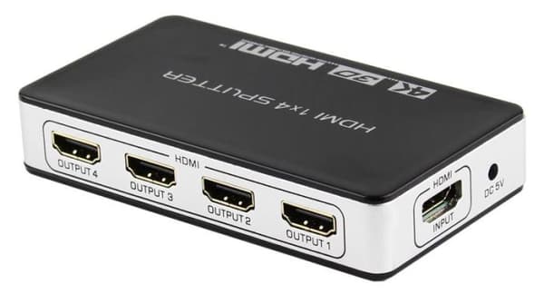HDMI Splitter 1 til 4 4K @ 30Hz