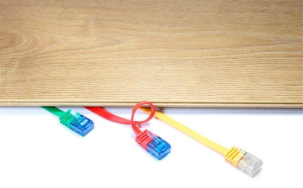 CAT 5e Fladt patchkabel, U/UTP, hvid