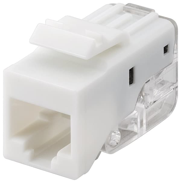 Keystone-modul RJ45-koppeling CAT 5e, UTP, 100 MHz