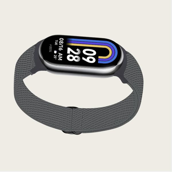 Elastiskt nylonarmband för Xiaomi 8/9 (14mm) DarkGrey
