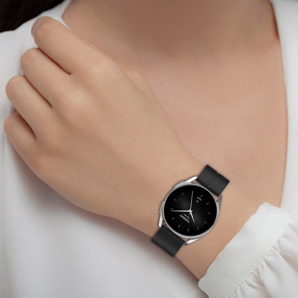 Vaihde silikonikellon ranneke Haylou kelloon 22mm Black