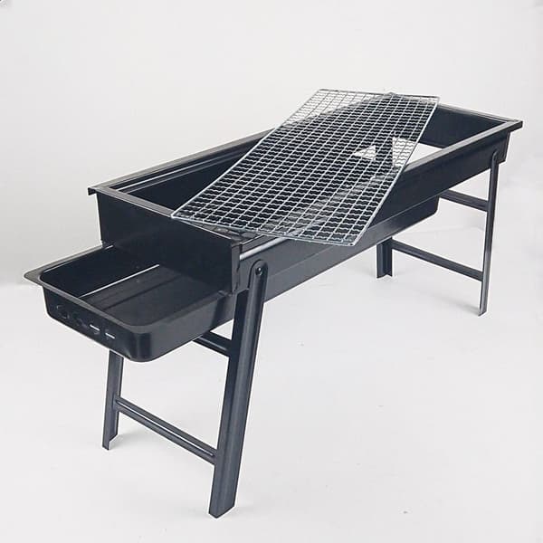 Sammenleggbar bordplate for kullgrilling M