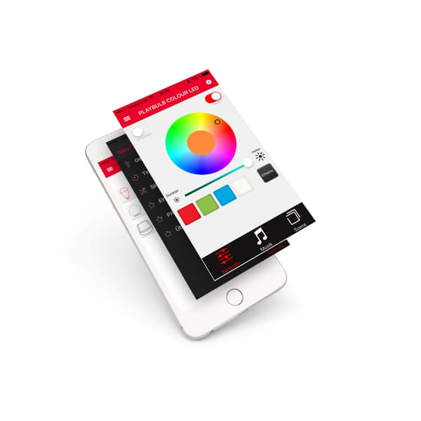 Playbulb Rainbow Vit RGB BT 600lumen 10W E27