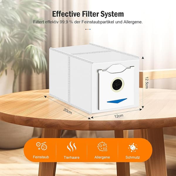 Ecovacs Deebot N30 Pro Omni -imurin pölypussit (10 kpl)