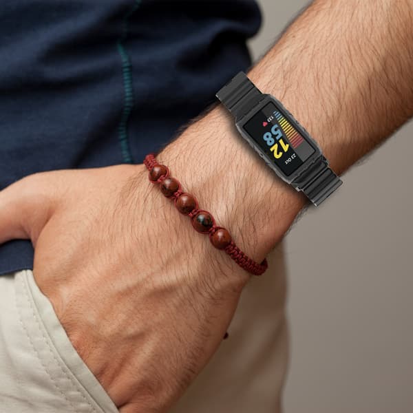 Silikone urrem til Fitbit Charge 6/5/4/4 SE/3/3 SE Black