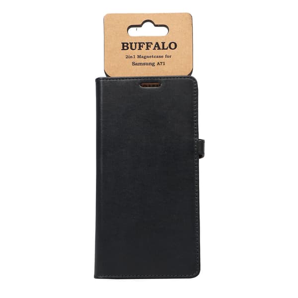 Wallet Læder Samsung A71 Sort