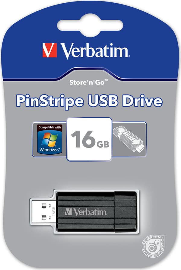 USB 2.0 memory, Store'N'Go, 16GB, PinStripe