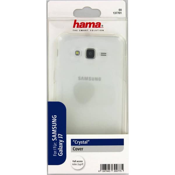 Mobildeksel Transparent Crystal Samsung J7