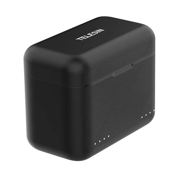TELESIN 2-slot oplader + kortopbevaring til Insta360 X4