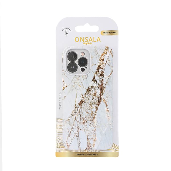 Cover MagSerie iPhone 15 Pro Max White Rhino Marble