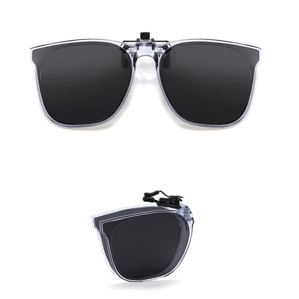 Foldbare Clip-On Solbriller - Polariserede Blue