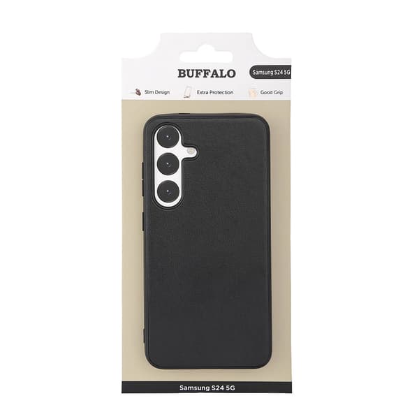 Cover PU Samsung S24 5G Sort