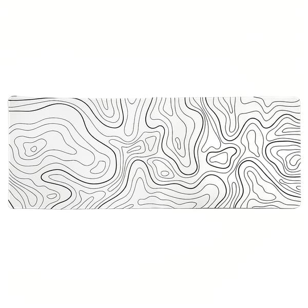 Stor musematte og skrivebordsunderlag White S