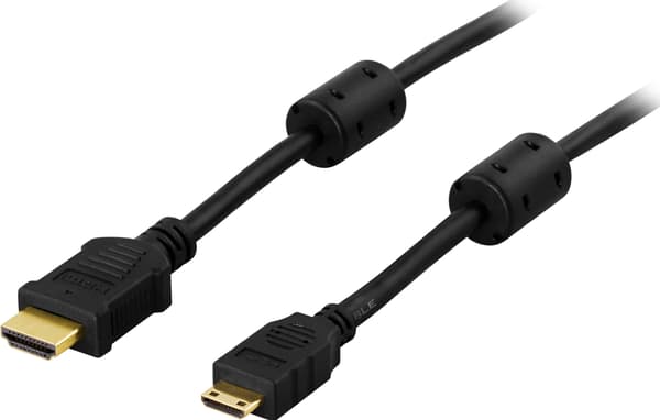 HDMI cable, HDMI High Speed with Ethernet, 4K, 3m, black