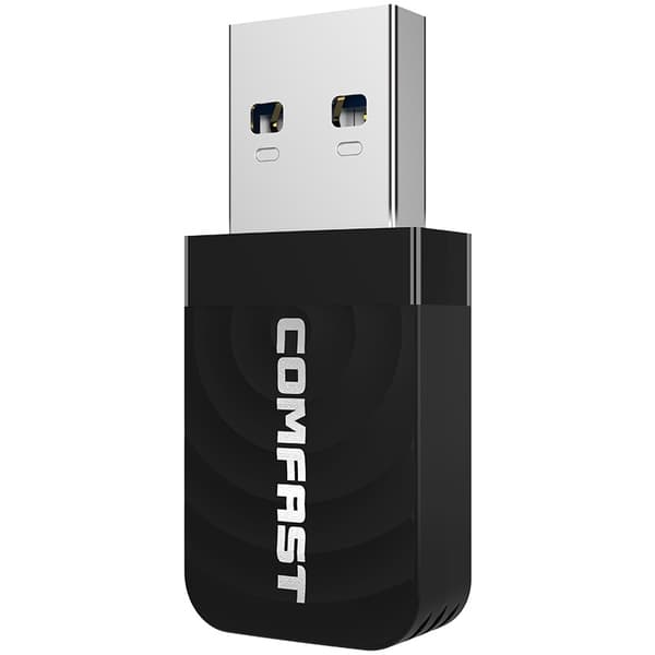 Trådløs WiFi-adapter - Svart