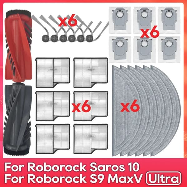 Erstatningssett for Roborock Saros 10 / S9 MaxV Ultra