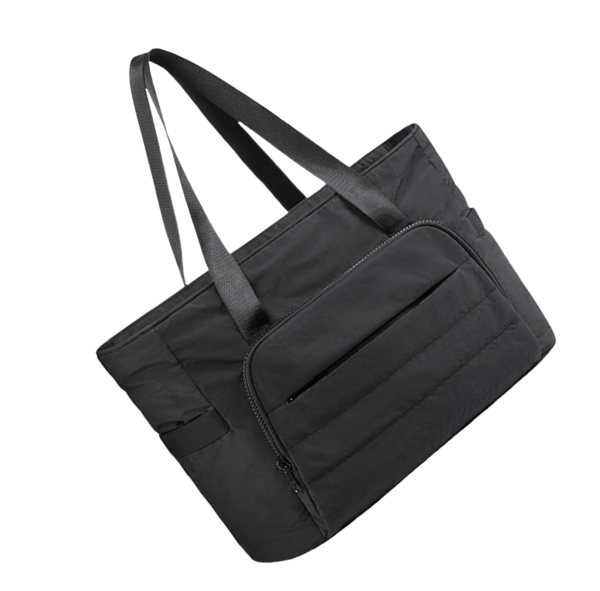 Reiseveske for kvinner, weekendveske Black