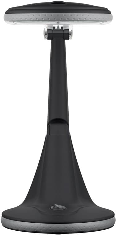 LED forstørrelseslampe med stativ, 6 W, sort