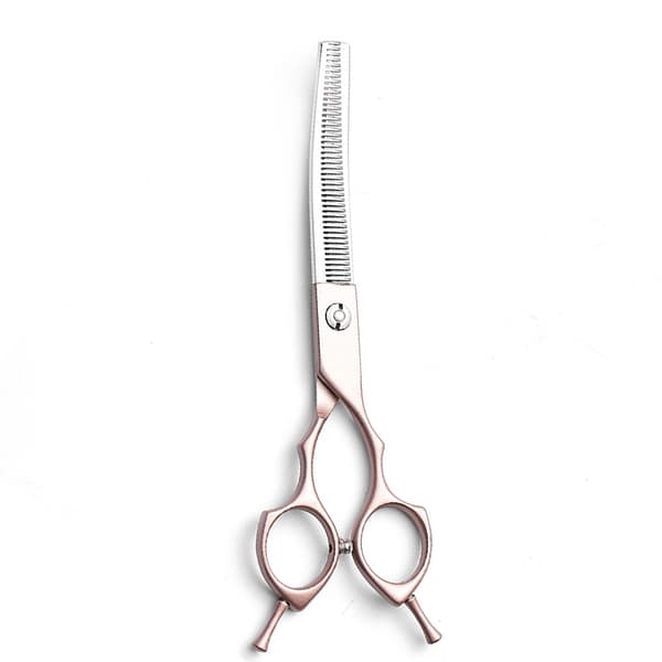Husdyrsaks 6,5 tommer - sølv Curved tooth scissors