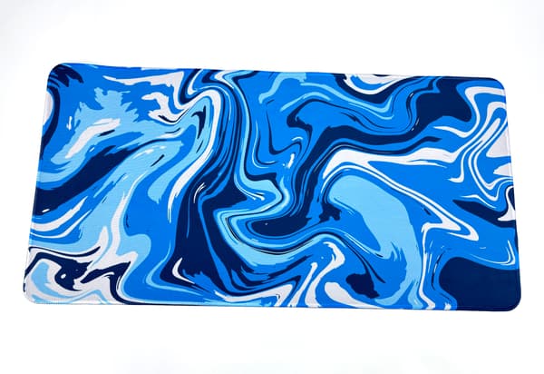 Musematte med vanntett overflate Blue S