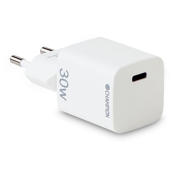 Oplader 30W PD Hvid
