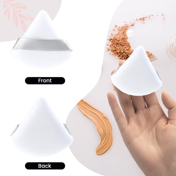 Powder puff 3-pak White 3-pack