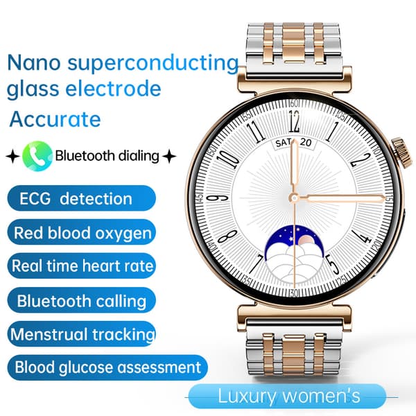 Smartklokke for kvinner med EKG og Bluetooth