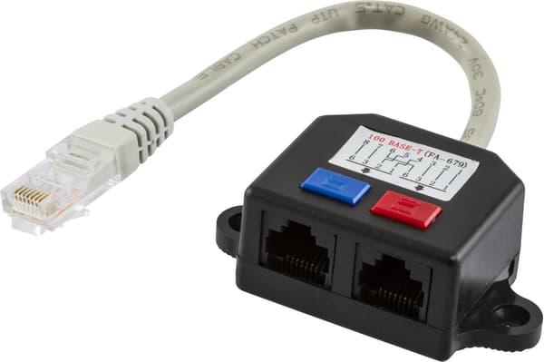 Y-cable RJ45 TP, UTP (unshielded)