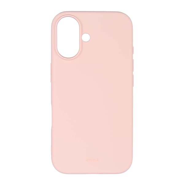 Mobilskal med Silikonkänsla Chalk Pink - iPhone 16